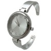 Olivia Pratt Round Face Rhinestone Bezel Soft Bangle Women Watch - 2 of 3