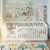 Polibi Wooden Floor Bed Frame with Fence Guardrails & Rounded Corners - 2 of 4