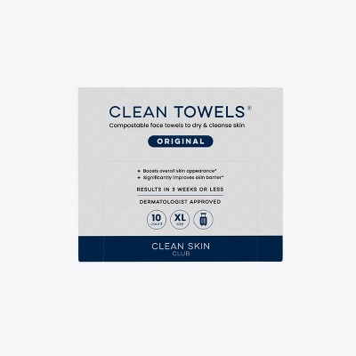 Clean Skin Club Disposable Face Towel for Improved Skin - XL - 10ct