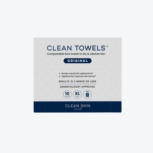 Clean Skin Club Disposable Face Towel for Improved Skin - XL - 10ct - 1 of 4