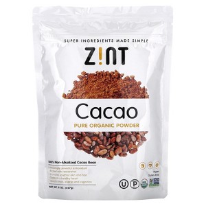 Zint Raw Organic Powder, Cacao, 8 oz (227 g) - 1 of 2