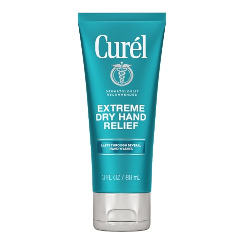 Curel Extreme Dry Hand Hand Relief Cream, Long Lasting Relief After Washing Hands, Travel Size Lotion Eucalyptus - 3 fl oz - image 1 of 4