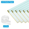 Unique Bargains DIY Crafts Gift Packaging Waterproof Flower Wrapping Paper with 2 Rolls Ribbons - 3 of 4
