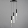 ET2 Lighting Reeds 3 - Light Pendant in  Black - 3 of 3