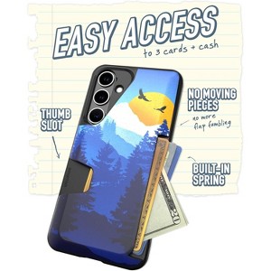 Smartish Galaxy S24 Wallet Case - Wallet Slayer Vol 1 - Slim Grip Card Holder Cover - 1 of 4