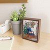 Lara Lee Meintjes Ginger Cat in Peacock Chair with Indoor Jungle of House Plants Interior Painting Framed Mini Art Print - Society6 - 2 of 3