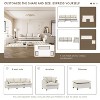 NicBex Couches for Living Room 3pc L-shaped Sectional Sofa Modern Chenille Upholstered Sofa Couch with Movable Ottoman - 2 of 4