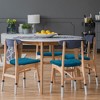 PiccoCasa Velvet Stretchable Printed Dining Room Chairs Slipcover 18" x 18" 6 Pcs - 3 of 3