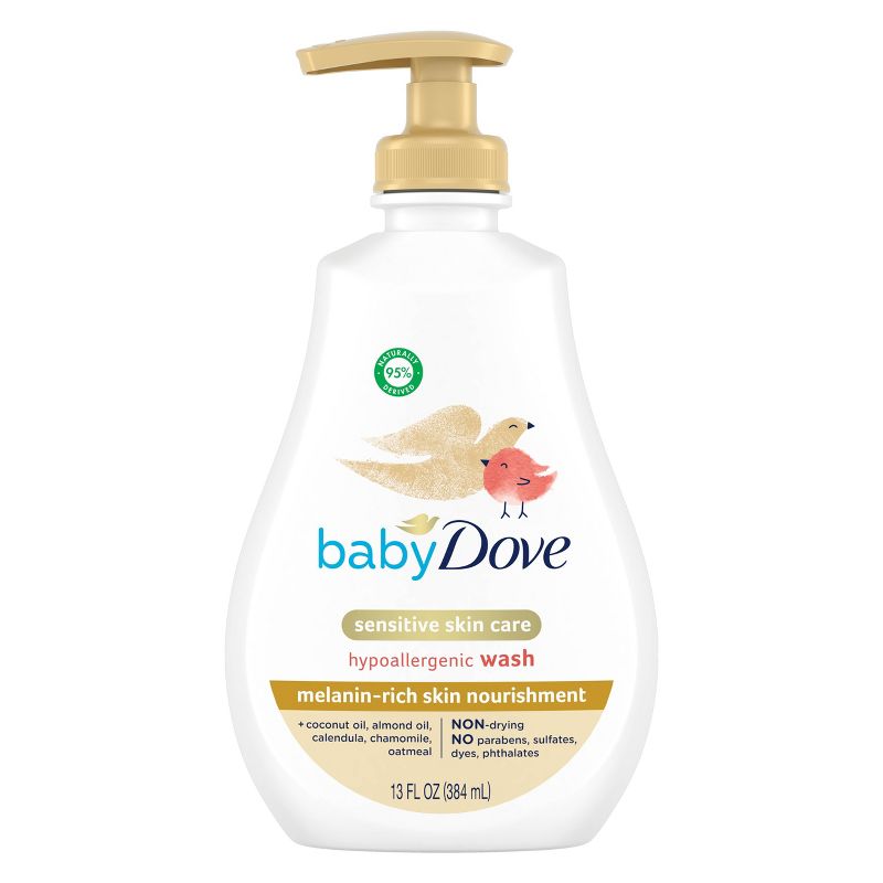 Baby Dove Melanin Rich Skin Nourishment Sensitive Skin Care Hypoallergenic Wash - 13 fl oz, 3 of 13