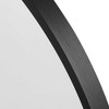 HomeRoots 39" Black Arch Metal Framed Bathroom Vanity Mirror - 4 of 4