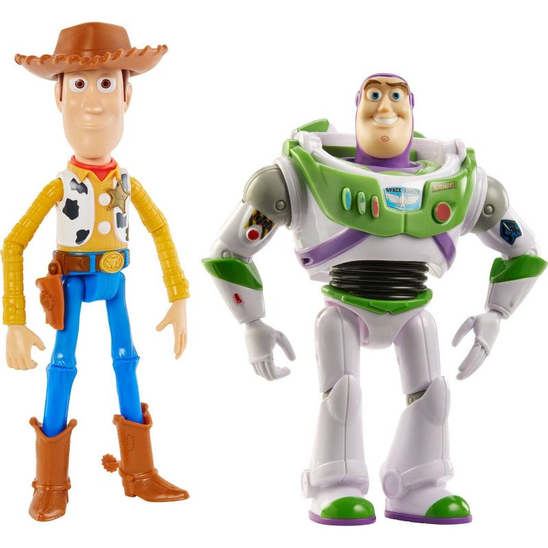 Disney Pixar Toy Story Retro 7&#34; Woody and Buzz Lightyear Action Figure Set - 2pk (Target Exclusive), 1 of 9
