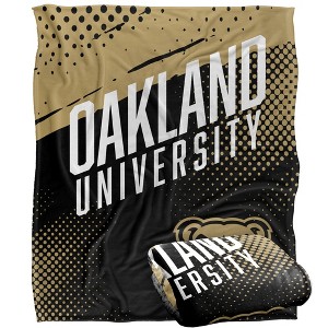 Oakland University Fan Zone Silky Touch Super Soft Throw Blanket 50x60 - 1 of 4