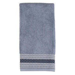 Cubes Collection Heathered Hand Towel 16in x 26in Gray by Saturday Knight Ltd - 1 of 3