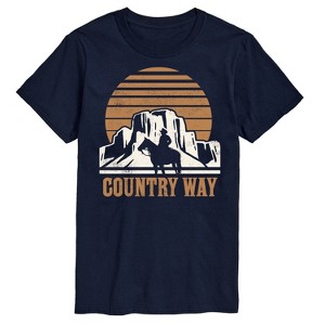 Men's - Instant Message - Country Way Short Sleeve Graphic T-Shirt - 1 of 4