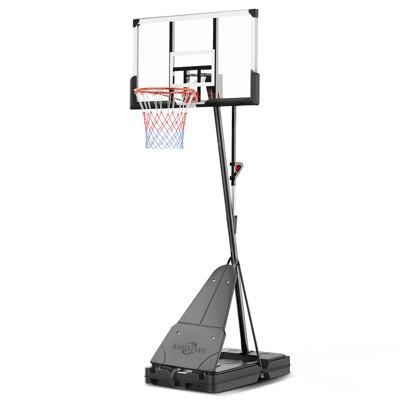 SKONYON Portable Basketball Hoop 7.5ft - 10ft Height Adjustable Basketball Goal for Indoor & Outdoor Play
