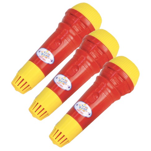 Bontempi Toy Band Play Echo Microphone Pack of 3