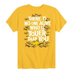 Boys' - Dr. Seuss - No One Is Youer Than You Short Sleeve Graphic T-Shirt - 1 of 4