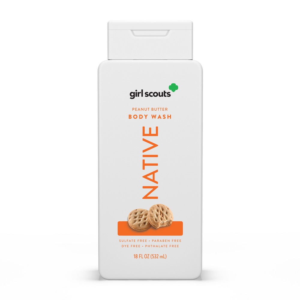 Photos - Shower Gel Native Limited Edition Girl Scout Peanut Butter Cookie Body Wash - 18oz 