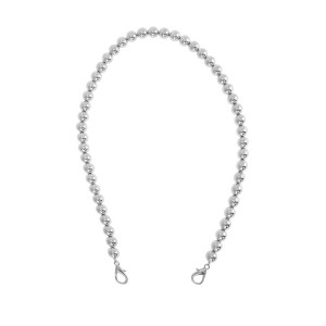 Unique Bargains Faux Pearl Handbag Strap Silver Tone 1 Pc - 1 of 4