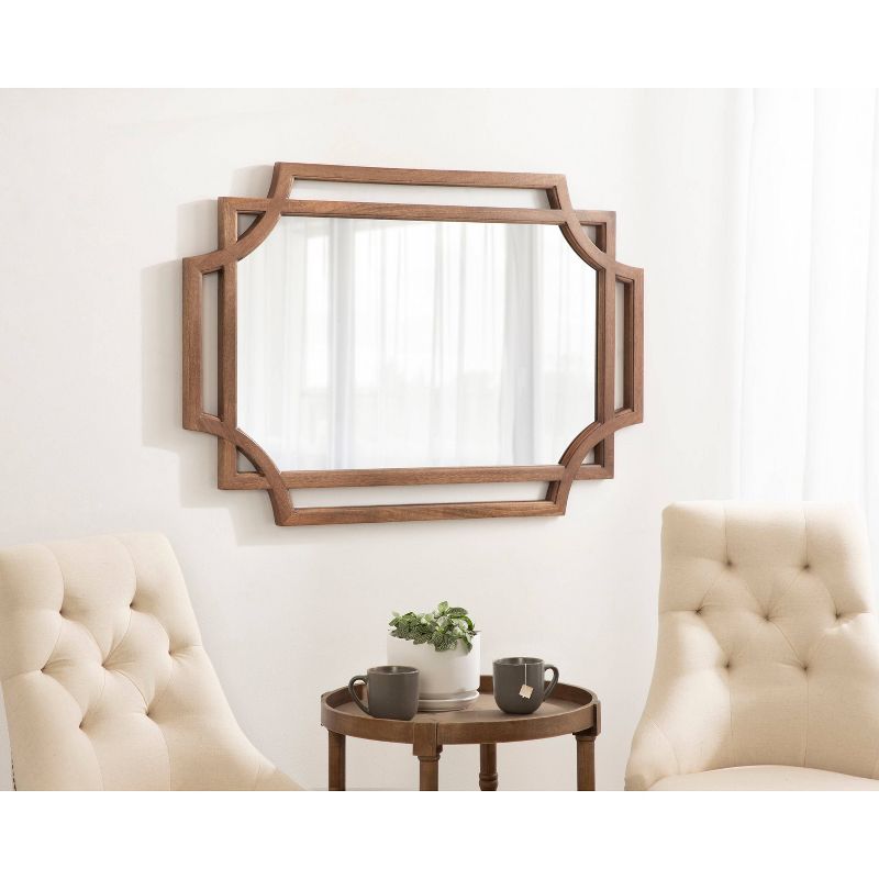 40&#34; x 27&#34; Minuette Wood Framed Wall Mirror Natural - Kate &#38; Laurel All Things Decor, 6 of 10