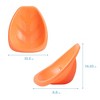 ECR4Kids Leaf Floor Seat, Portable Plastic Kid's Scoop Chair, 6-Piece - 2 of 4