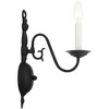 Livex Lighting Williamsburgh 1 - Light Wall Light in  Black - 4 of 4