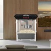 Infurnic Popcorn Poppers, with Kettle and Warming Deck, Kitchenware for Family Gatherings, Black, 20.67"*17.71"*24.8" - 3 of 4