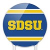 South Dakota State University Stripes Acrylic Cake Topper Party Decoration for Wedding Anniversary Birthday Graduation - 3 of 4