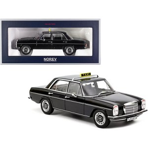 1968 Mercedes-Benz 200 Taxi Black 1/18 Diecast Model Car by Norev - 1 of 3