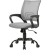 RISOKEYS Ergonomic Office Chair with Breathable Mesh Lumbar Support, 360° Swivel Casters & Adjustable Armrests for Office,Home - 2 of 4