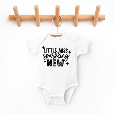 The Juniper Shop Little Miss Sparkling New Baby Bodysuit