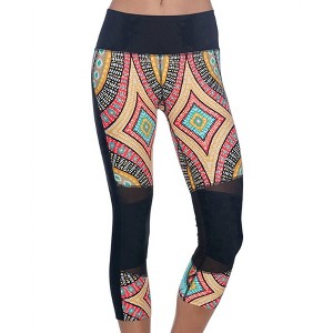 Women's Cobra Capri Leggings - Body Glove - 1 of 2