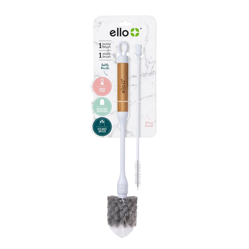 Ello Bottle &#38; Straw Brush, 1 of 6