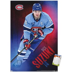 Trends International NHL Montreal Canadiens - Nick Suzuki 23 Unframed Wall Poster Prints - 1 of 4