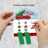 Big Dot of Happiness Merry Little Christmas Tree - Red Truck Christmas Party Game Pickle Cards - Pull Tabs 3-in-a-Row - Set of 12 - 2 of 4