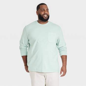 Men's Long Sleeve Crewneck T-Shirt - Goodfellow & Co™