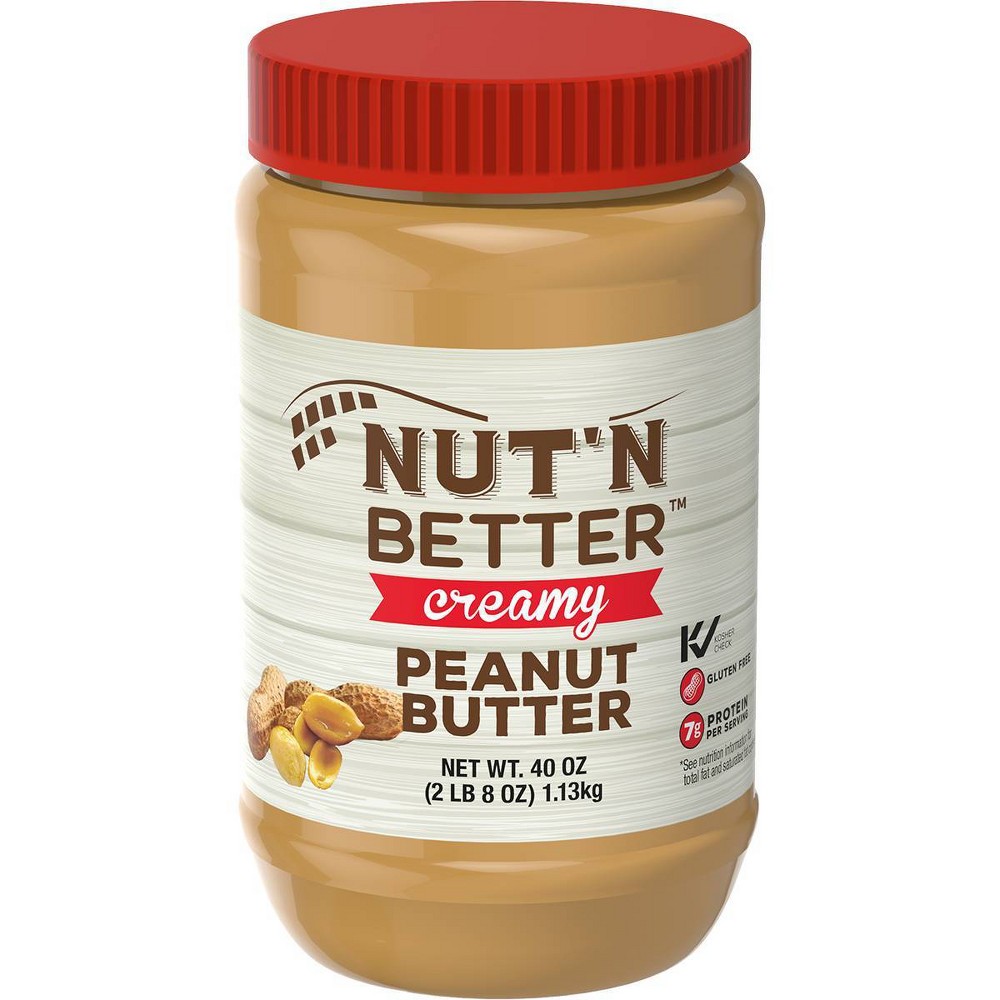 UPC 064684116525 - Nut N' Better Creamy Peanut Butter - 40oz ...