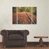 Trademark Fine Art Susan Vizvary Photography Looking Down the Tracks 3 Piece Panel Set Art - 3 of 3