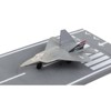 Lockheed Martin F-22 Raptor Stealth Aircraft Gray "US Air Force YF-22" w/Runway Section Diecast Model Airplane by Runway24 - 3 of 4