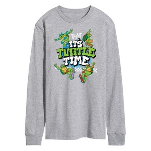 Men's - Teenage Mutant Ninja Turtles - It's Turtle Time Long Sleeve Graphic T-Shirt - 1 of 4