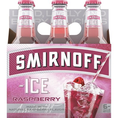 Smirnoff Ice Raspberry - 6pk/11.2 fl oz Bottles