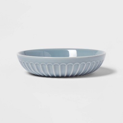 27oz Stoneware Dinner Bowl Blue - Threshold™