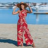 Women's Midnight Tropics One-Shoulder Wide Leg Jumpsuit -Cupshe - 2 of 4