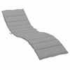 vidaXL Sun Lounger Cushion Gray 78.7Inchx23.6Inchx1.2Inch Fabric - 2 of 4