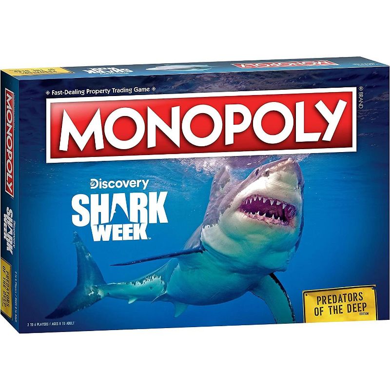 USAopoly Shark Week Monopoly Board Game, 3 of 5