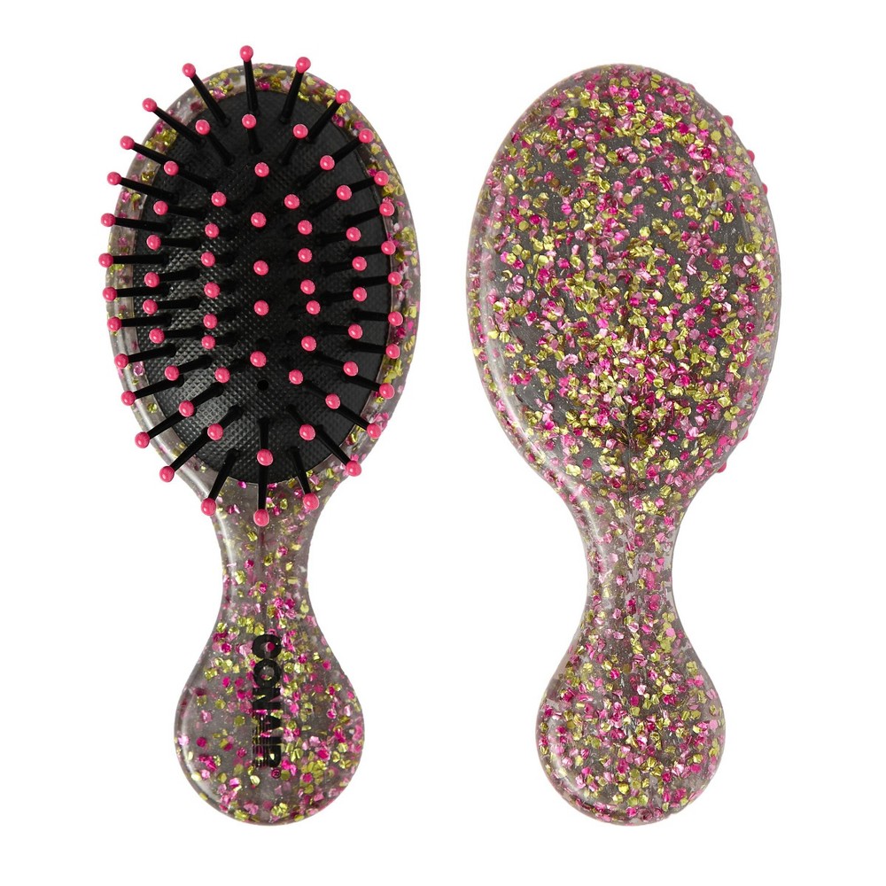 Conair Mid Size Cushion Hair Brush - Pink Glitter