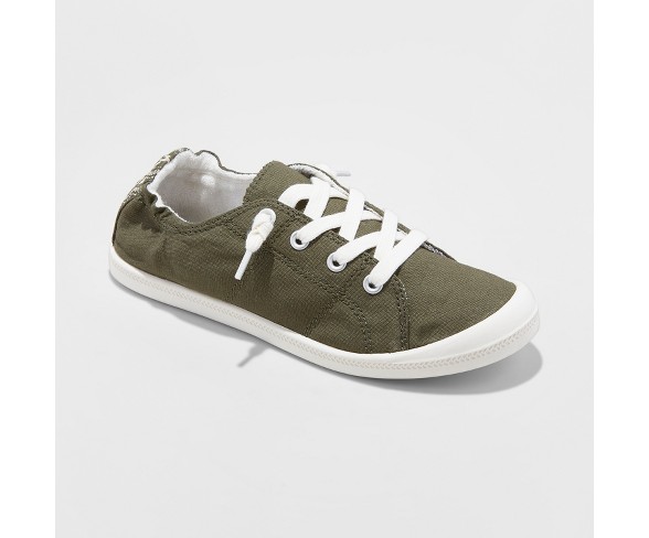 Buy Women s Mad Love Lennie Flexible Bottom Lace Up Canvas Sneakers Olive 8 Online at desertcartBAHRAIN
