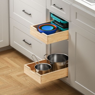HomLux Pull Out Cabinet Organizer with Soft Close 16.5-W x 21-in D Cabinet Drawers Slide Out for Kitchen Base Cabinet — фото 4