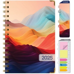 Global Printed Products Hardcover CY 2025 Fashion Planner - 5.5"x8" (Mountain Majesty) - 1 of 4