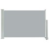 vidaXL Patio Retractable Side Awning 23.6 in.x118.1 in. Gray - 2 of 4